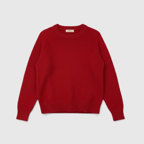 Γυναικείο Vicolo Ribbed Knit Πουλόβερ Κόκκινο / Pre-Owned